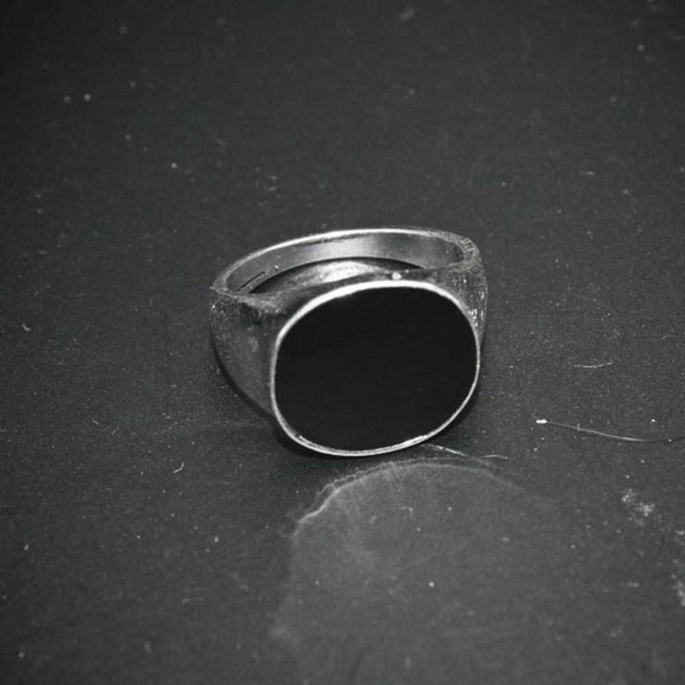 Black Signet Ring